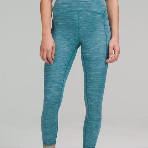 NWT Lululemon Power Thru HR Tight 25" HCPB 4 - Picture 2 of 9